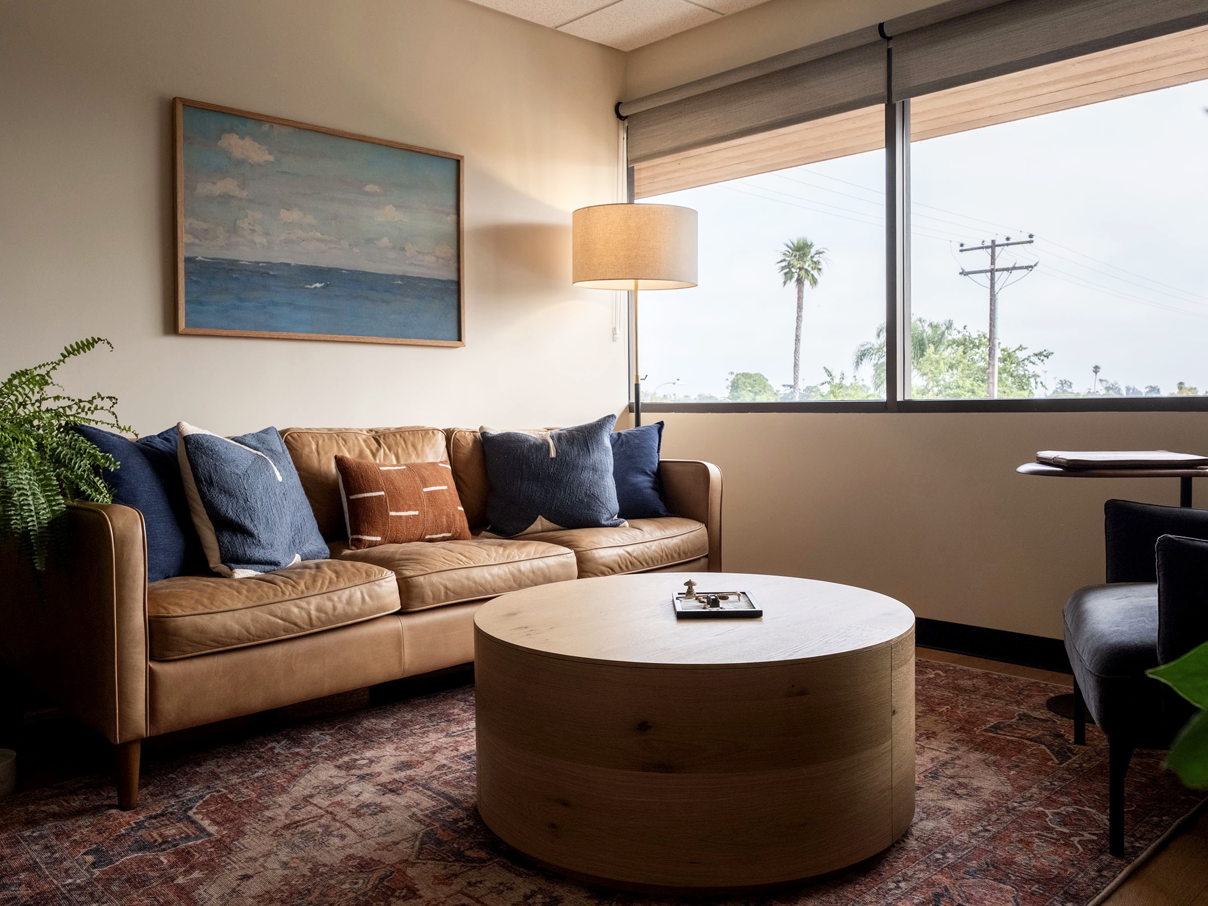 Welcoming therapy office interior in Ventura